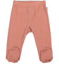 Joha Leggings m. Fødder - Uld - Laks
