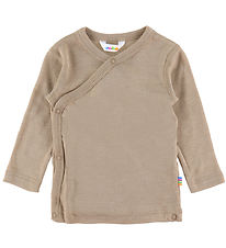 Joha Bluse m. Slå-om - Uld/Silke - Beige