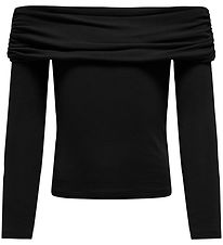 Kids Only Bluse - Off Shoulder - KogAmour - Black