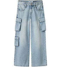 Name It Jeans - Wide - Noos - NkfBella - Light Blue Bleached Den