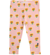 Bobo Choses Leggings - Rib - Sunflower - Lys Pink