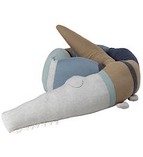 Sebra Pude - Strikket - 190 cm - Sleepy Croc - Dusty Blue Mix