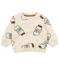 The New Siblings Sweatshirt - TnsbNilos - White Swan AOP