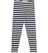 The New Siblings Leggings - Rib - TnsbFro - Mood Indigo Striped