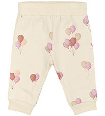 The New Siblings Sweatpants - TnsbNola - White Swan AOP