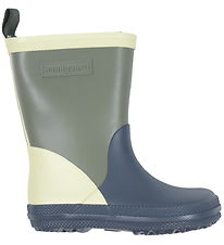 Bundgaard Gummistøvler - Charly High - Blue Multi Print