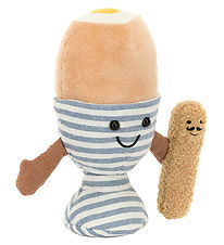 Jellycat Bamse - 16x6 cm - Amuseables Eggetha Egg & Lance Soldie