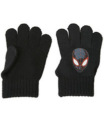 Name It Handsker - Strik - NmmJacoby - Spiderman - Sort