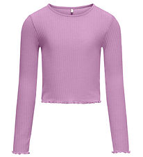 Kids Only Bluse - Noos - Rib - KogNella - African Violet