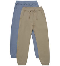 Minymo Sweatpants - 2-pak - Timber Wolf