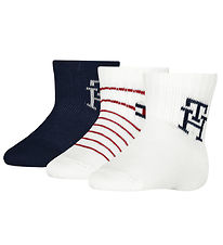 Tommy Hilfiger Gaveæske - Strømper - 3-pak - Tommy Original