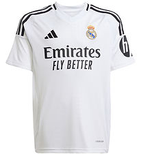 adidas Performance Fodboldtrøje - Real H JSY Y - Hvid/Sort