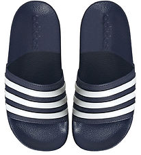 adidas performance Badesandaler - Adilette Shower - Dkblue/Ftwwh