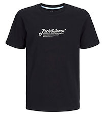 Jack & Jones T-shirt - JJBeau - Black