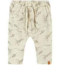 Lil Atelier Bukser - Rib - NbmGio - Turtledove