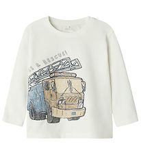 Name It  Bluse - NmmDusty - Cloud Dancer m. Print
