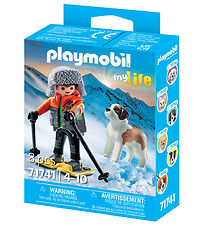 Playmobil My Life - Hiker m. Sanktbernard - 71741 - 8 Dele