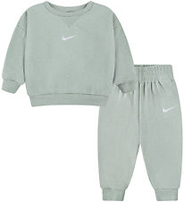Nike Sweatsæt - Sweatshirt/Sweatpants - Mica Green Heather
