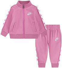 Nike Træningssæt - Cardigan/Bukser - Magic Flamingo