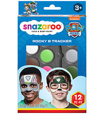 Snazaroo Ansigtsmaling - 12 Dele - Paw Patrol Rocky & Tracker
