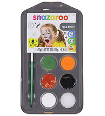 Snazaroo Ansigtsmaling - Halloween - 7 Dele + 1 Idehæfte