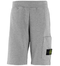 Stone Island Sweatshorts - Gråmeleret