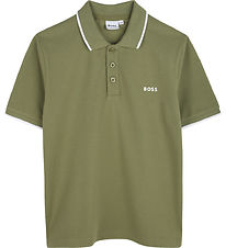 BOSS Polo - Piqué - Dark Green