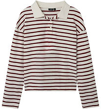 LMTD Bluse - NlfRiva - White Alyssum/Windsor Wine