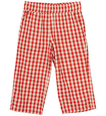 The New Siblings Bukser - TnstNelly Loose - Poppy Red Check