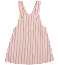 Joha Kjole - Pinafore - Lyserød m. Striber