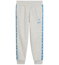 Puma x Hot Wheels Sweatpants - Gråmeleret m. Logostriber