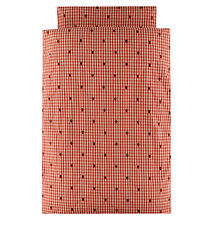 Flöss Sengetøj  - Junior - Molly - Berry Gingham
