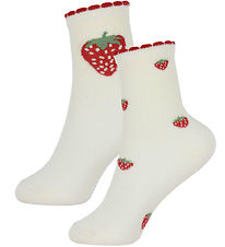 Flöss Strømper - 2-pak - Strawberry