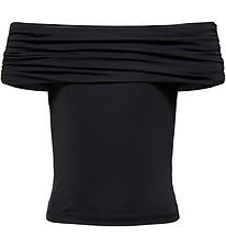 Kids Only Top - Off Shoulder - KogEa - Black