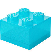 LEGO® Storage Opbevaringsboks - 4 Knopper - Glitter Light Blue