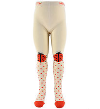 Melton Strømpebukser - Ladybug - Shortbread