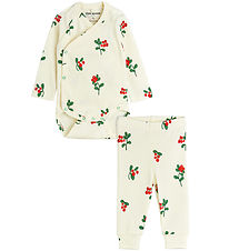 Mini Rodini Sæt - Lingonberries - Off White