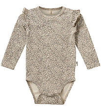 Sofie Schnoor Body l/æ - Dictesb - Beige m. Blomster
