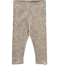 Sofie Schnoor Leggings - Nalinesb - Beige m. Blomster