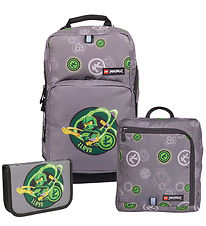 LEGO® Ninjago Skoletaskesæt - Elemental Master Of Energy - 20,5L