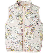 Name It Dynevest - NmfMylane - Mauve Chalk m. Enhjørninger