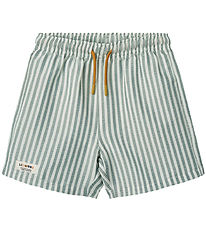 Liewood Badeshorts - Duke - Stripe Peppermint/Crisp White