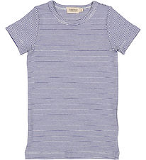 MarMar T-shirt - Rib - Modal - Tago - Blue Stripe