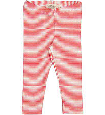 MarMar Leggings - Rib - Modal - Red Stripe