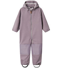 Name It Softshelldragt m. Fleece - NmfAlfa08 - Grey Ridge m. Mag