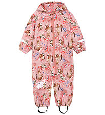 CeLaVi Softshelldragt - Peach Blossom m. Print