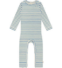 Petit Piao Heldragt - Rib - Modal - Allure Blue/Dark Off White
