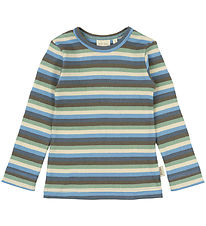 Petit Piao Bluse - Rib - Modal - Allure Blue Multi Striped
