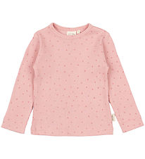 Petit Piao Bluse - Rib - Modal - Bright Rose