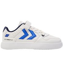 Hummel Sko - St. Power Play Jr. - Bright White/Black Iris